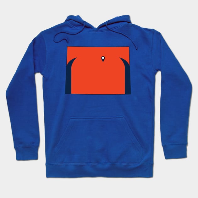 Denver Football Hoodie by doctorheadly